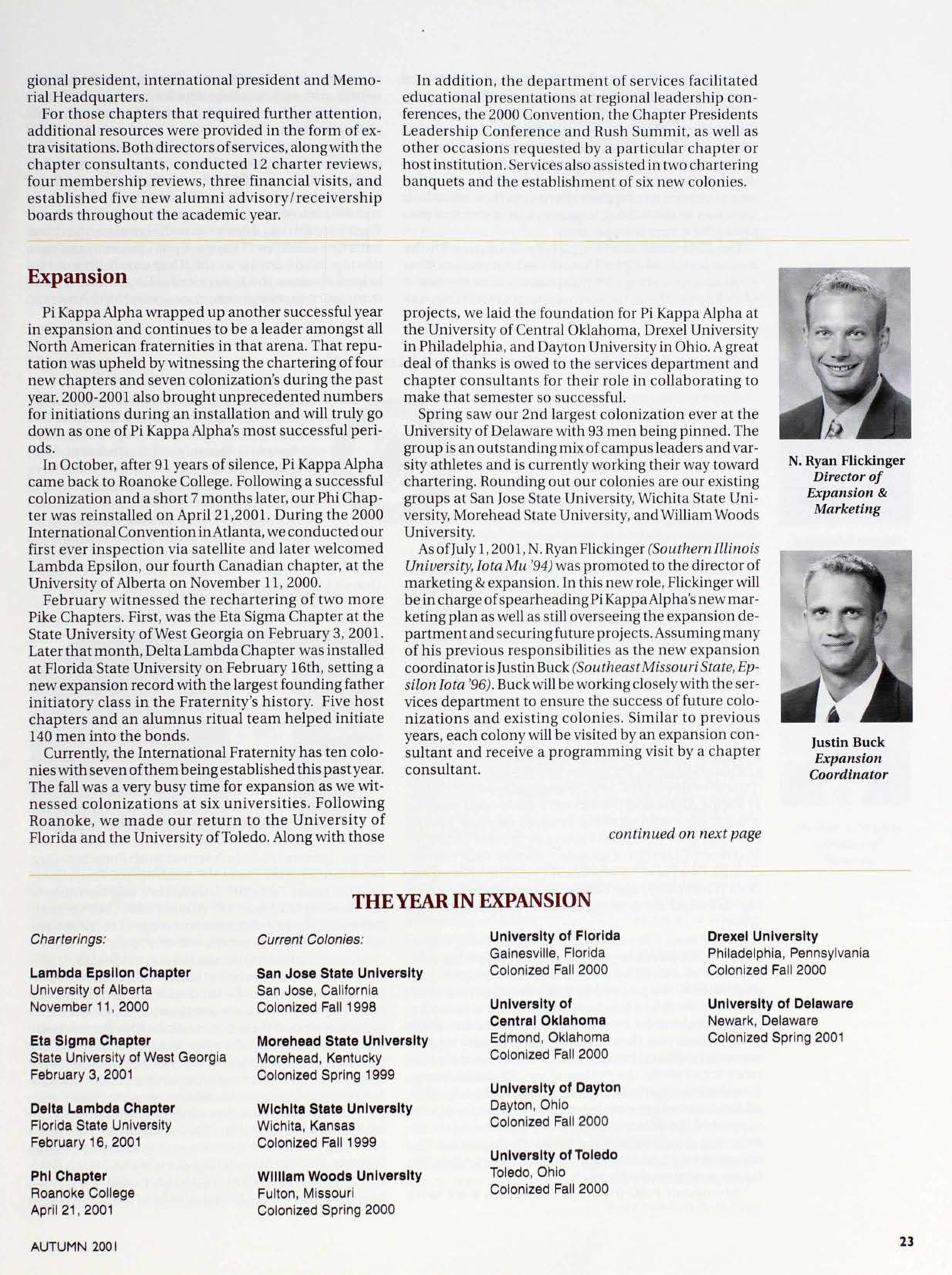 The Year in Expansion